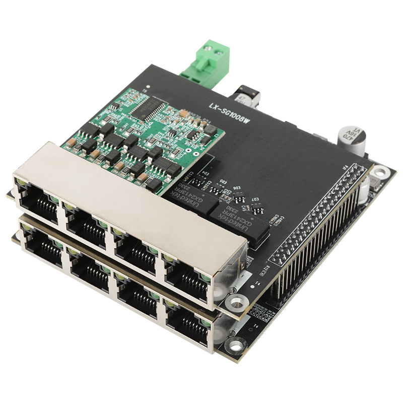 LX-SG1008W 工(gōng)業(yè)級網管交換機(jī)模塊 LX-SG1008W 工(gōng)業(yè)級網管交換機(jī)模塊